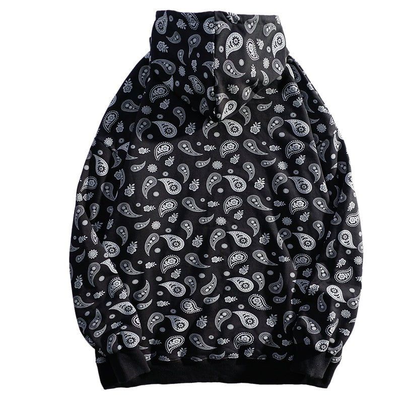 Paisley Hoodie Hip Hop Style sold by Yugen Theory product image thumbnail 4