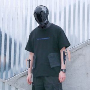 Functional Multi-pocket Cotton T-Shirt sold by Yugen Theory
