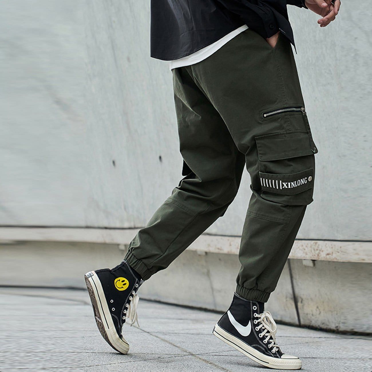 Patchwork Pockets Cargo Pants sold by Yugen Theory product image thumbnail 4