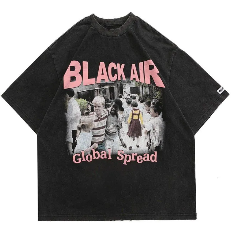 Streetwear T-shirt Portrait Print sold by Yugen Theory