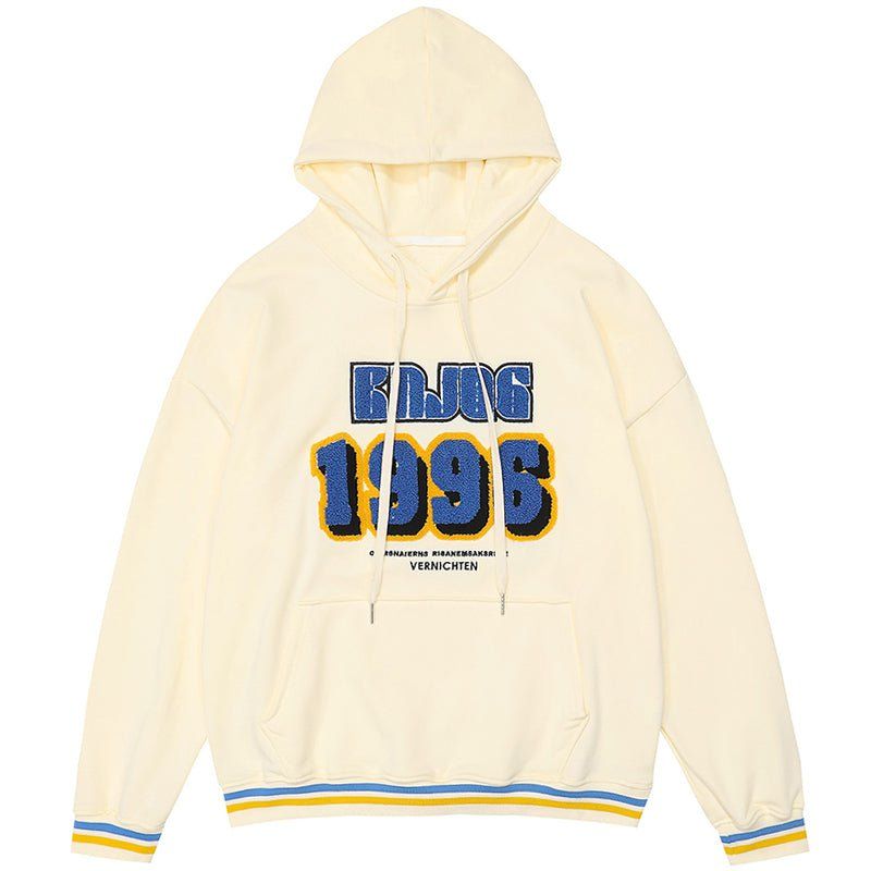 Spring Pullover Hoodie Flocked 1996 sold by Yugen Theory