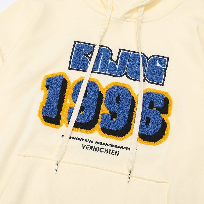 Spring Pullover Hoodie Flocked 1996 sold by Yugen Theory product image thumbnail 5