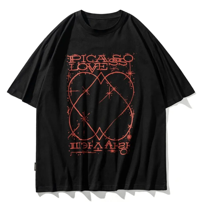 Cross Love Graphic T-Shirt sold by Yugen Theory