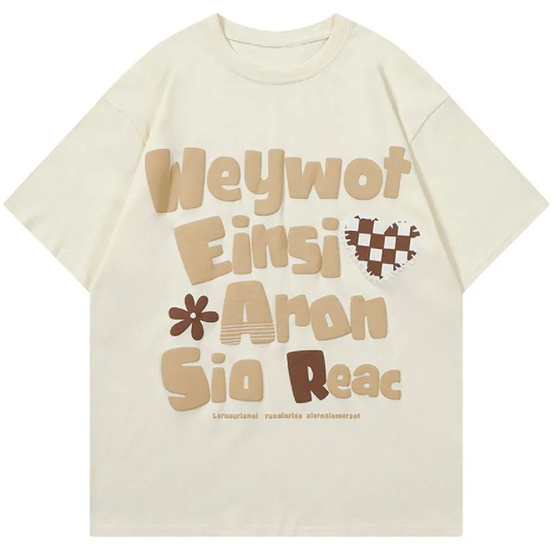 Funny T-shirt Foam Letter sold by Yugen Theory