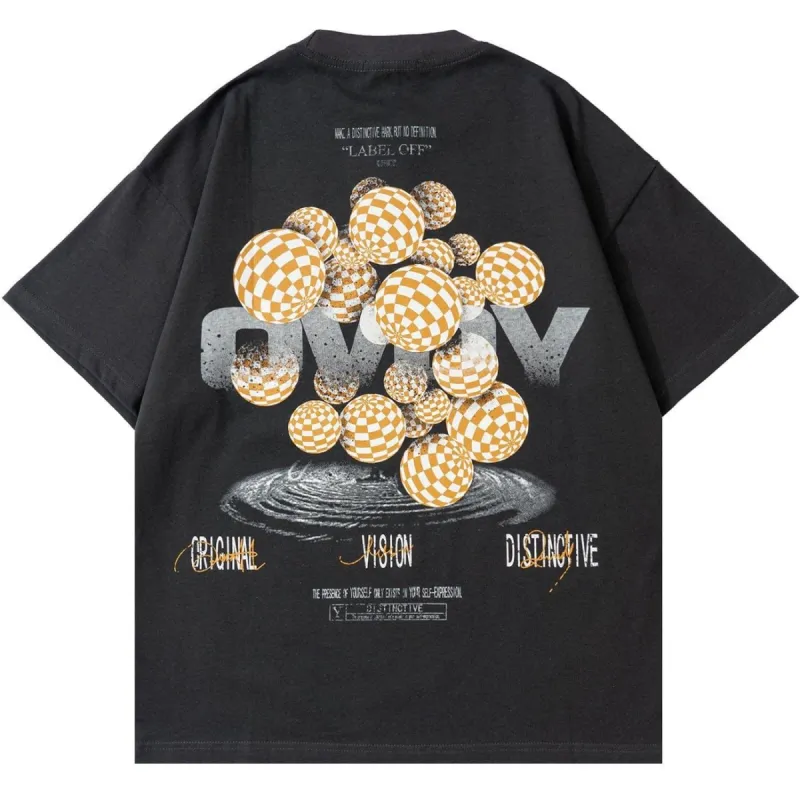 Faded Neon Cotton Graphic T-Shirt sold by Yugen Theory