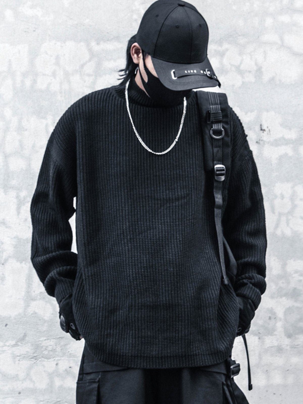 Curved Hem Turtleneck Sweater sold by Yugen Theory product image thumbnail 3