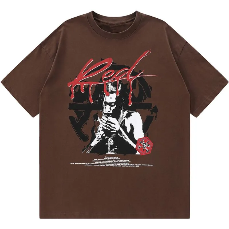 Streetwear T-shirt Portrait Print sold by Yugen Theory