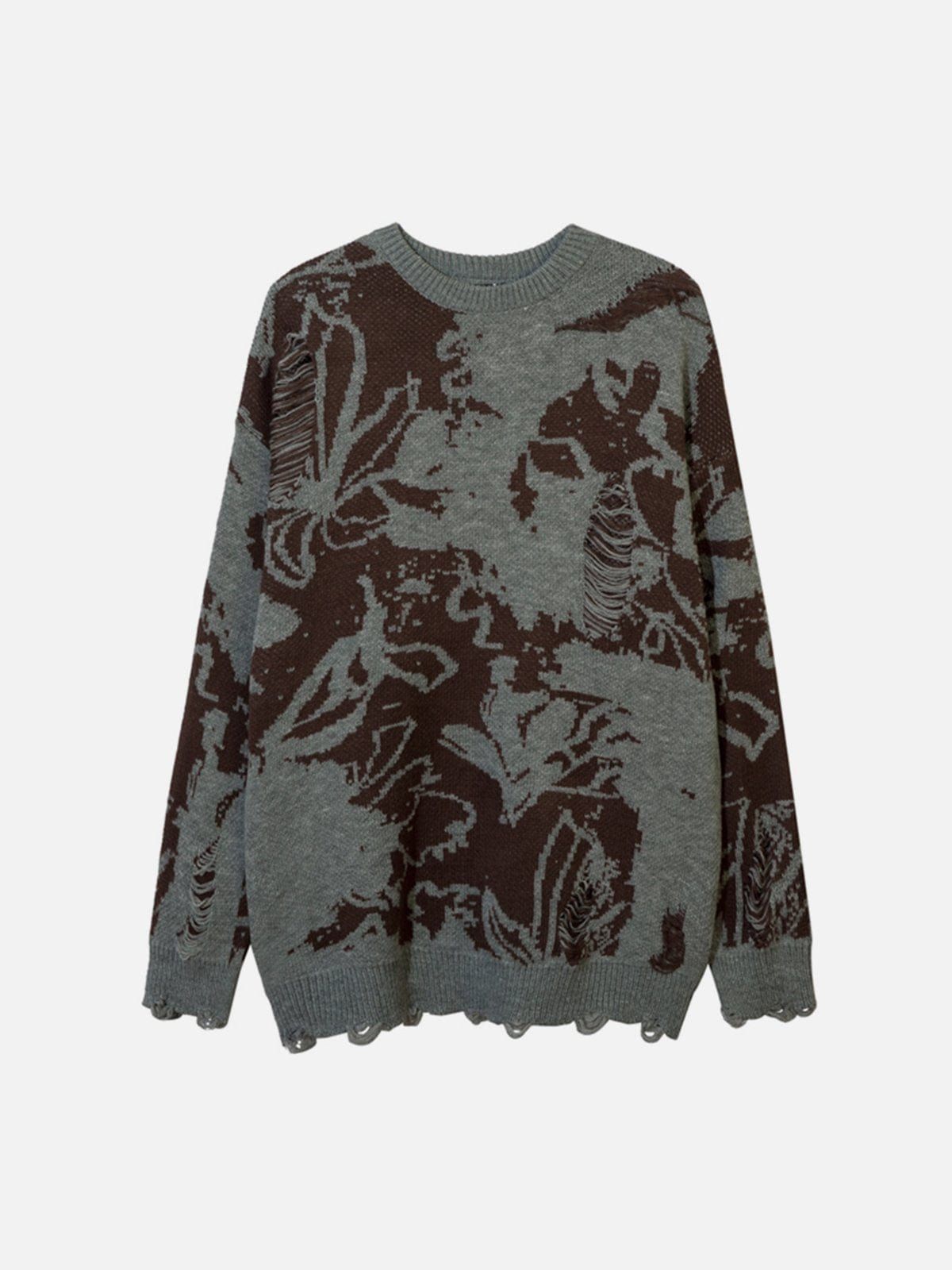 Hollow Hole Knit Sweater sold by Yugen Theory product image thumbnail 4