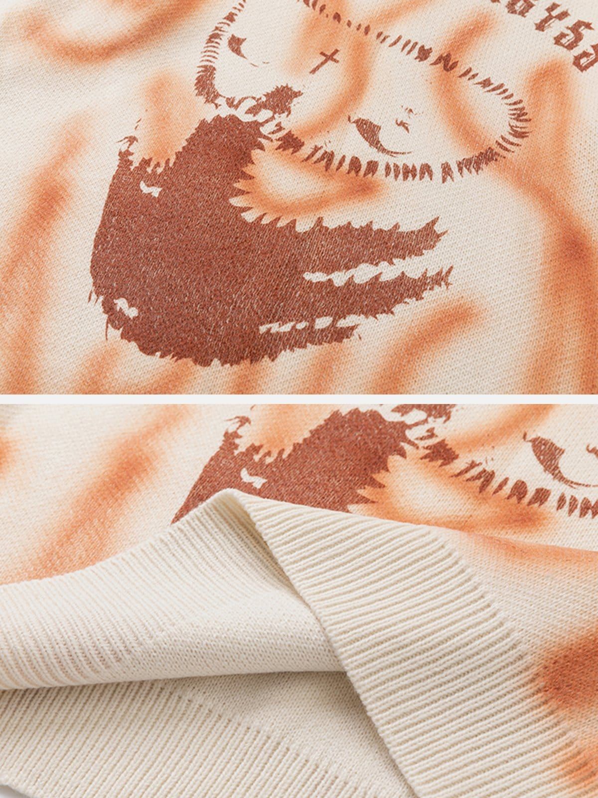 Graffiti Flame Knit Sweater sold by Yugen Theory product image thumbnail 5