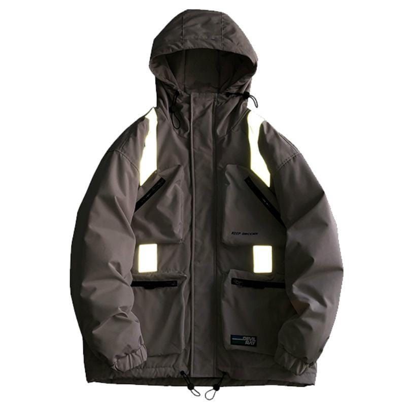 Multi-pocket Reflective Down Jacket sold by Yugen Theory product image thumbnail 3