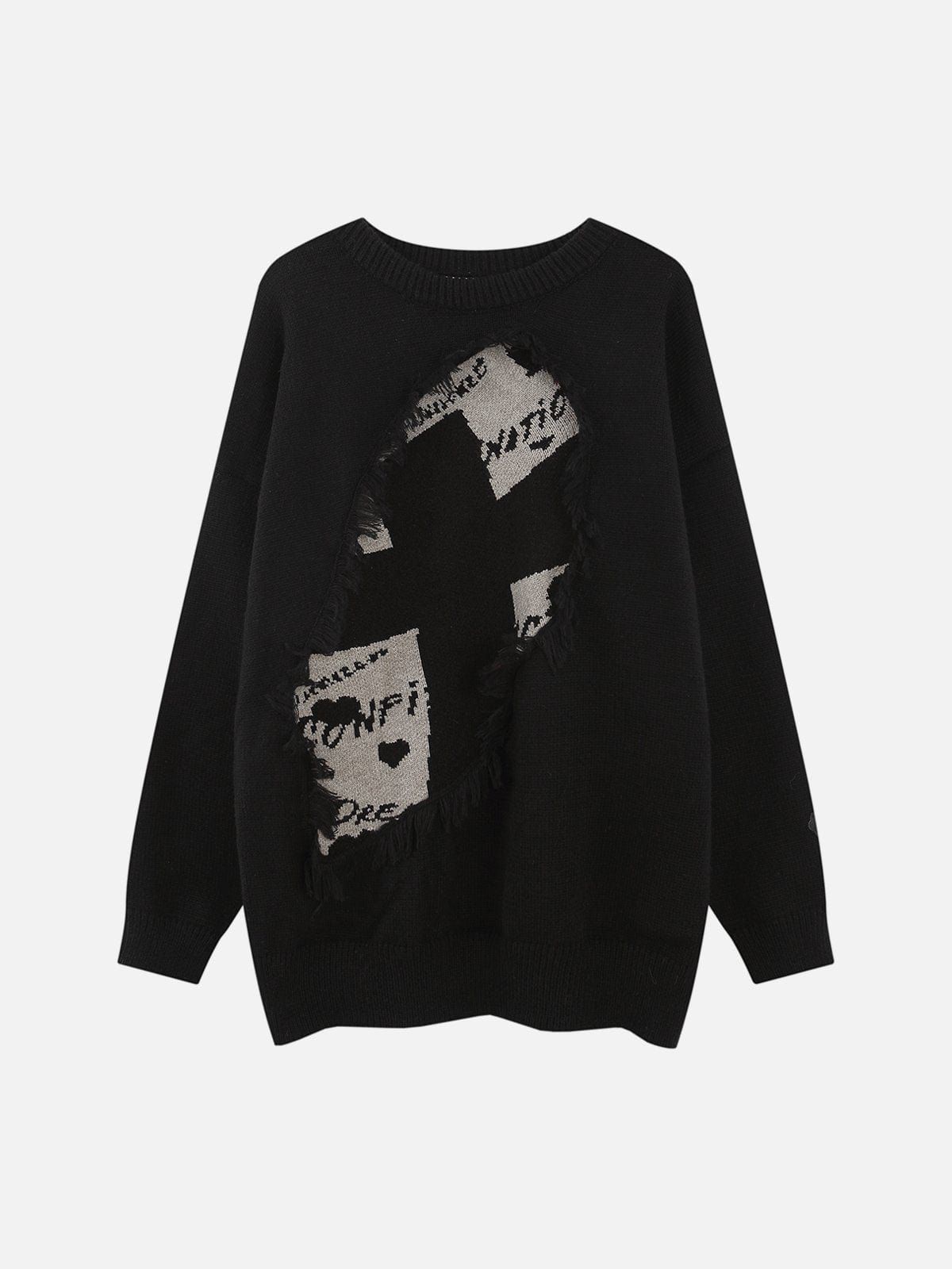 Burrs Patchwork Crucifix Sweater sold by Yugen Theory product image thumbnail 3