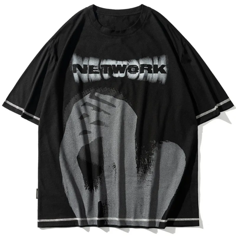 Sad Figure Graphic T-Shirt sold by Yugen Theory