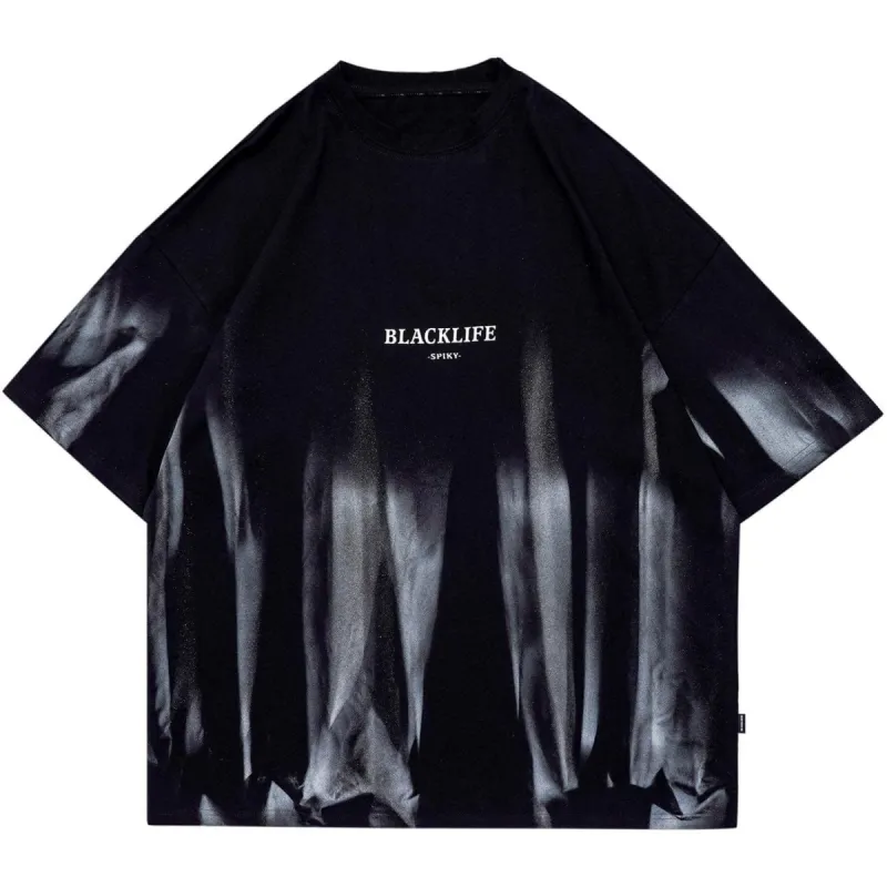 Smoke Tie Dye Graphic T-Shirt sold by Yugen Theory
