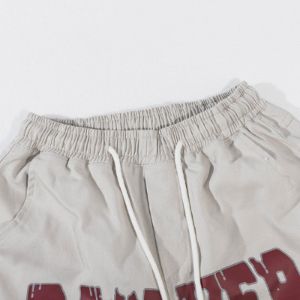 Athletic Shorts Letter Print sold by Yugen Theory