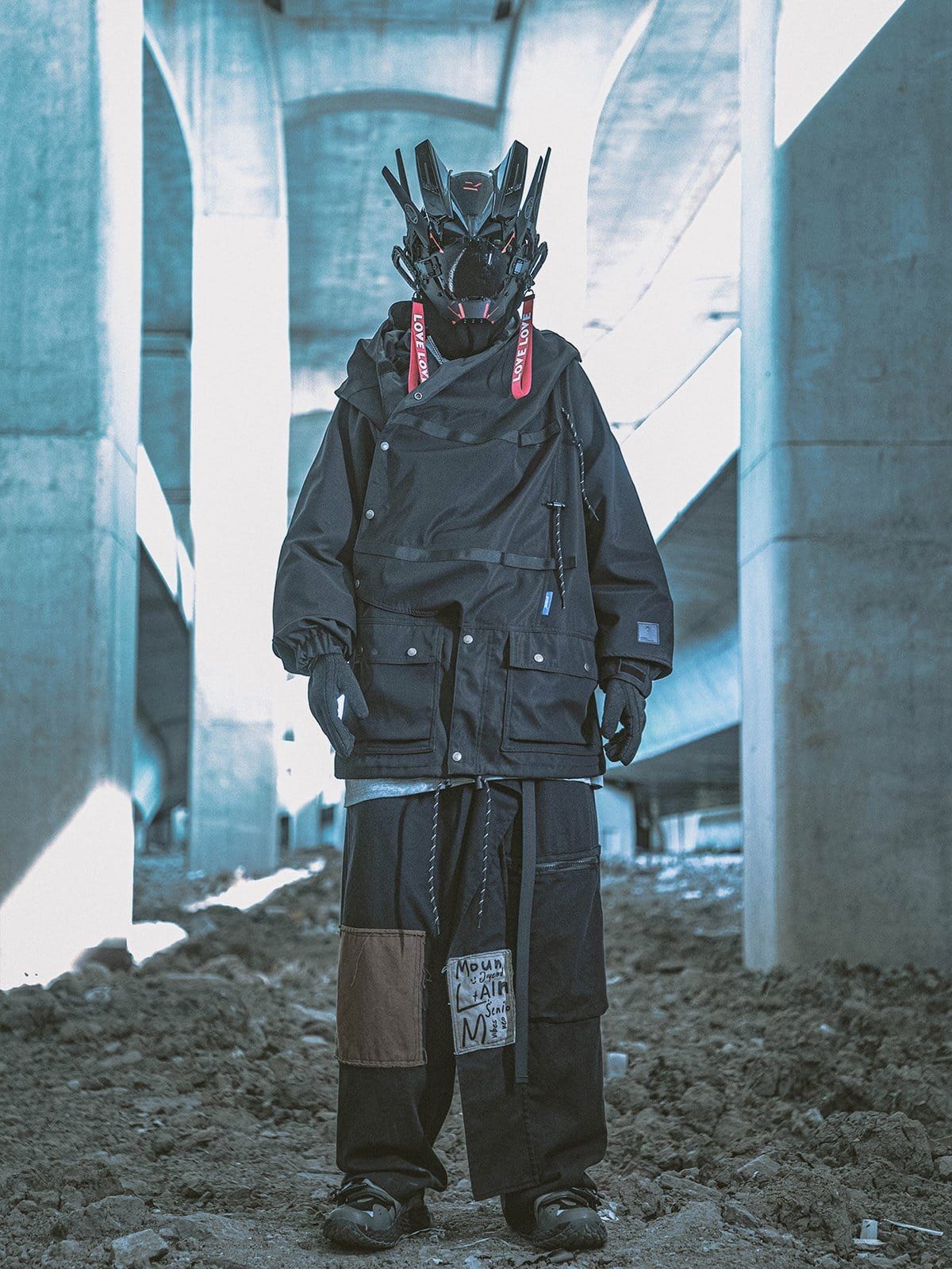 Personality Patchwork Jacket sold by Yugen Theory