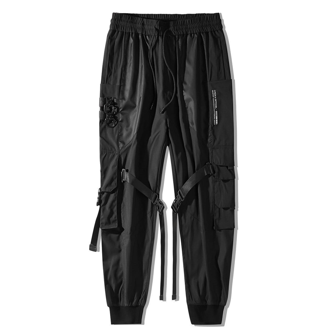 Function Techwear Ribbons Cargo Pants sold by Yugen Theory