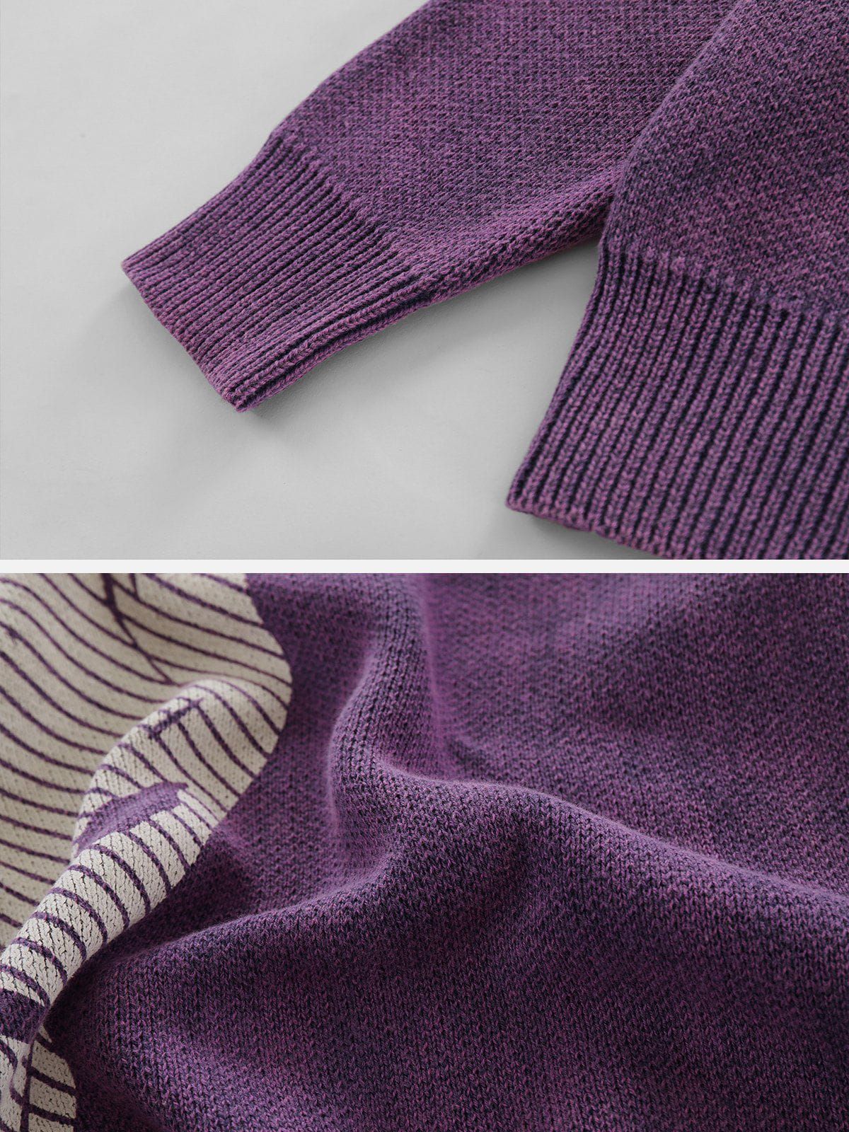 Anime Girl Print Pullover Sweater sold by Yugen Theory product image thumbnail 5