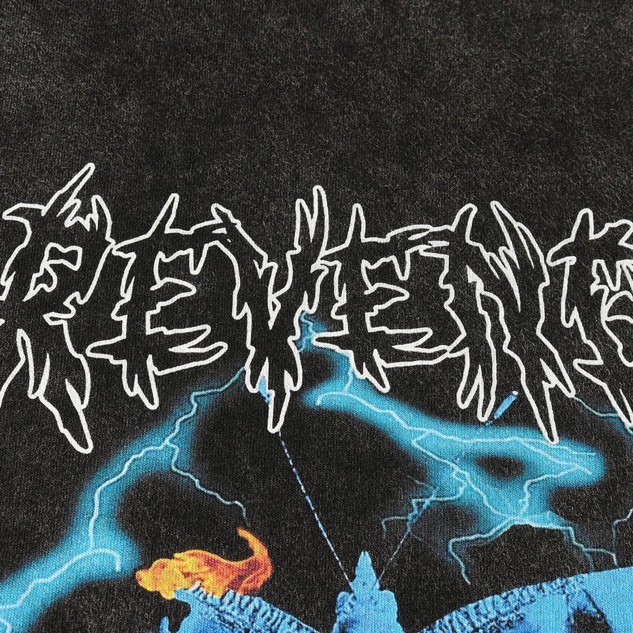 Burning Butterfly Washed Cotton Graphic T-Shirt sold by Yugen Theory product image thumbnail 2