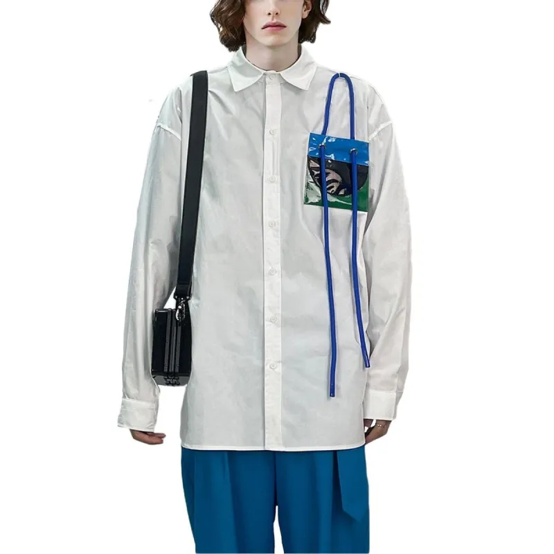 Drawstring Pocket Shirt sold by Yugen Theory