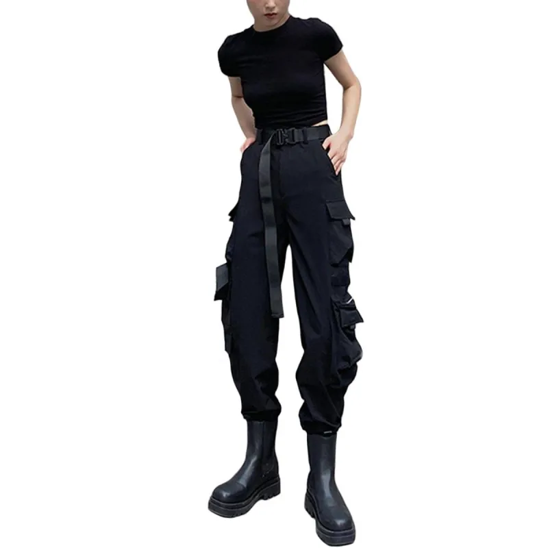 Personalized Belt Multi Pockets Cargo Pants sold by Yugen Theory