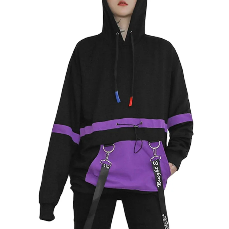 Function Patchwork Ribbons Hoodie sold by Yugen Theory