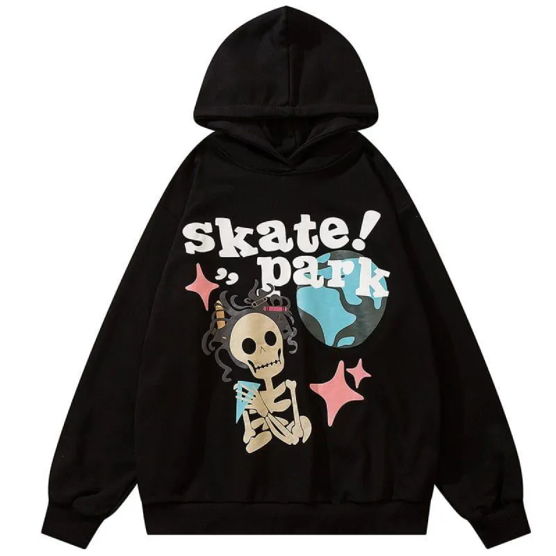 Oversize Hoodie Funny Skull sold by Yugen Theory