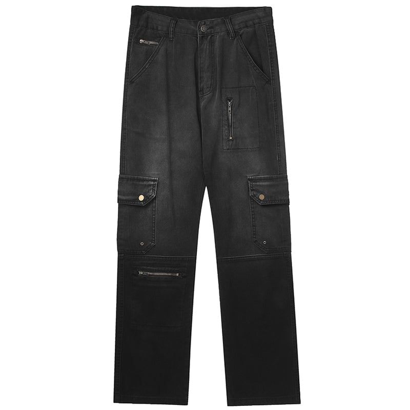Straight Leg Cargo Jeans Gradient sold by Yugen Theory product image thumbnail 2