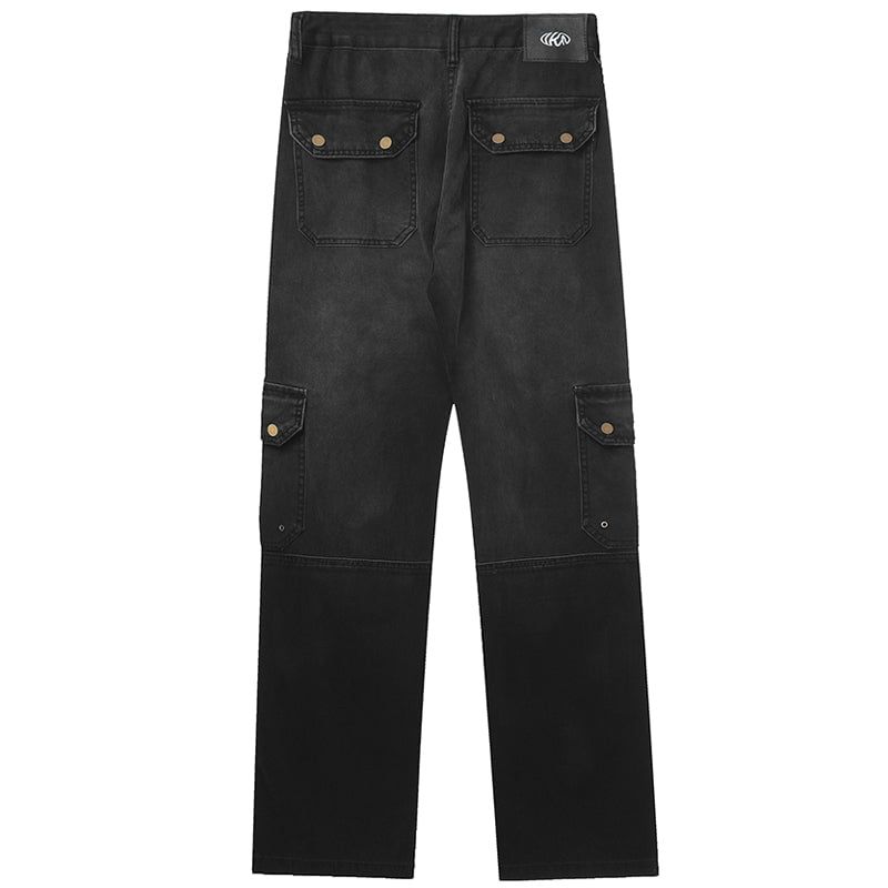 Straight Leg Cargo Jeans Gradient sold by Yugen Theory product image thumbnail 4