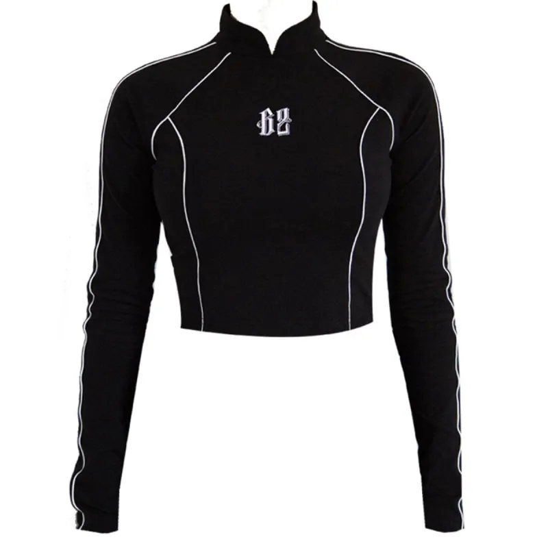 Cyberpunk Reflective Embroidery Long Sleeve T Shirt sold by Yugen Theory