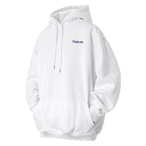 Solid Color Embroidery Oversized Hoodie sold by Yugen Theory