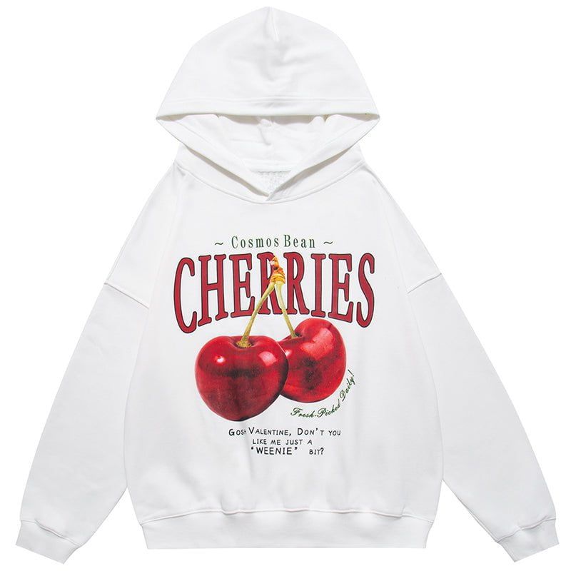 Chic Pullover Hoodie Cherries sold by Yugen Theory product image thumbnail 2