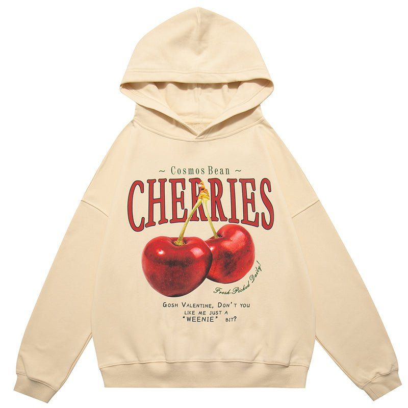 Chic Pullover Hoodie Cherries sold by Yugen Theory