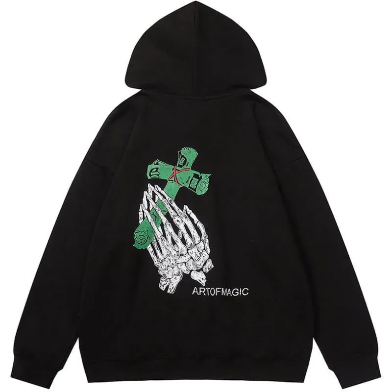 Pullover Hoodie Hell Hands sold by Yugen Theory