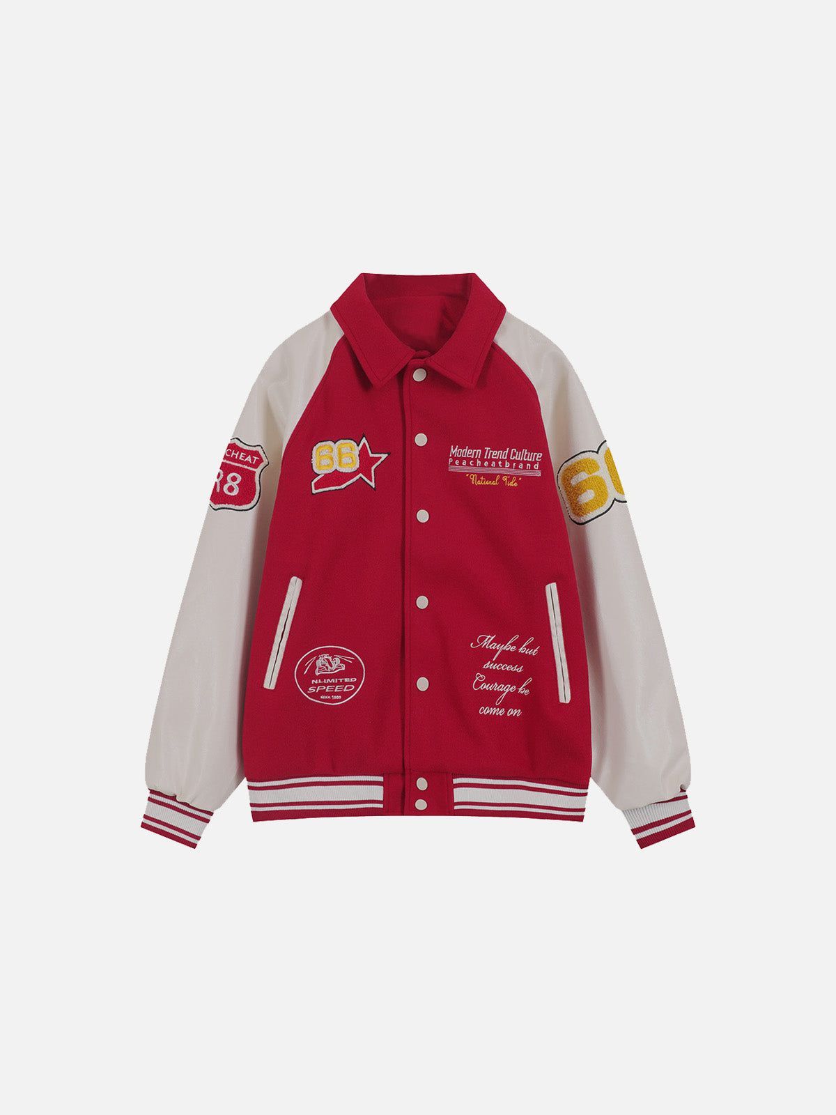 Star Embroidery Varsity Jacket sold by Yugen Theory