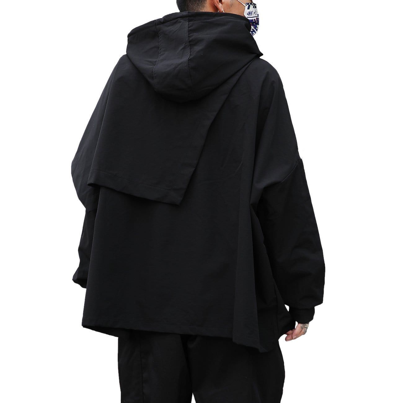Dark Fake Two Irregular Oversized Hoodie sold by Yugen Theory product image thumbnail 2