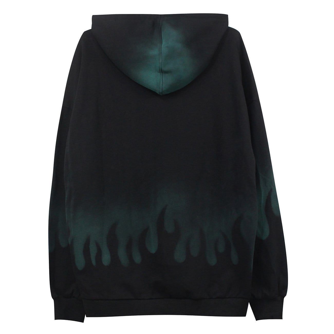 Gradient Flame Print Hoodie sold by Yugen Theory product image thumbnail 2