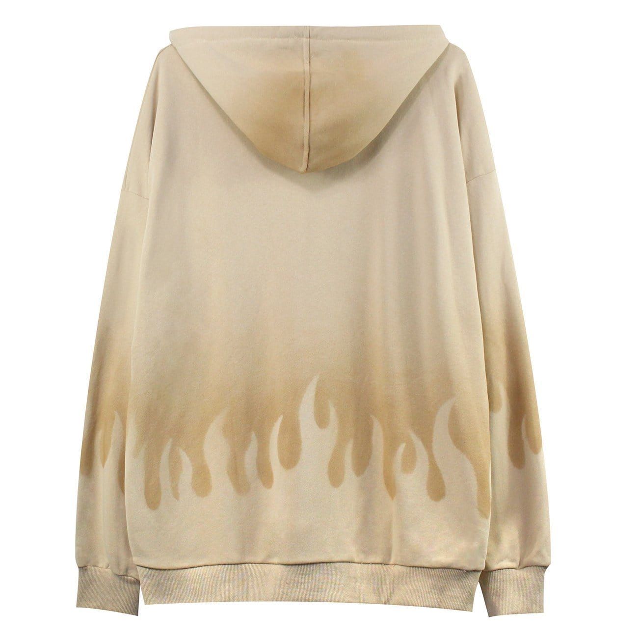 Gradient Flame Print Hoodie sold by Yugen Theory product image thumbnail 4