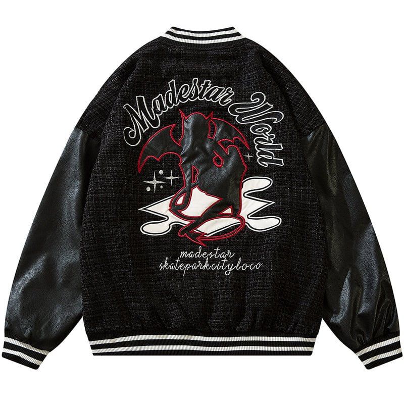 Tweed Patchwork Jacket Evil Woman sold by Yugen Theory product image thumbnail 2