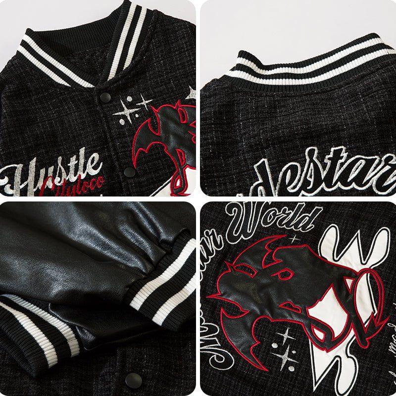 Tweed Patchwork Jacket Evil Woman sold by Yugen Theory product image thumbnail 5