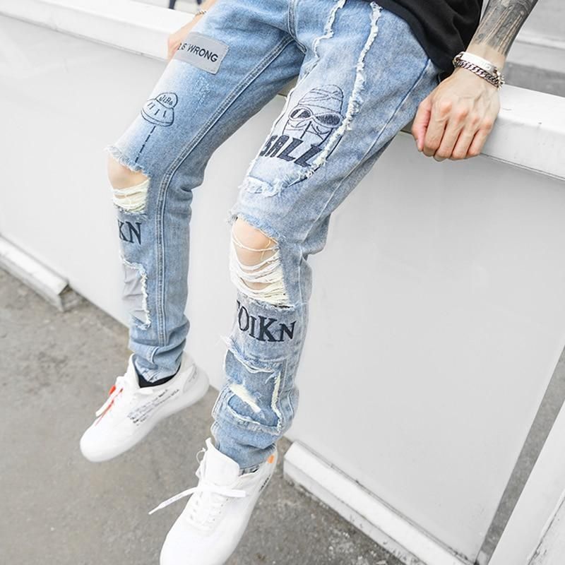 Distressed Graffiti Jeans sold by Yugen Theory product image thumbnail 4