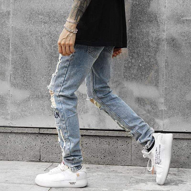 Distressed Graffiti Jeans sold by Yugen Theory product image thumbnail 3