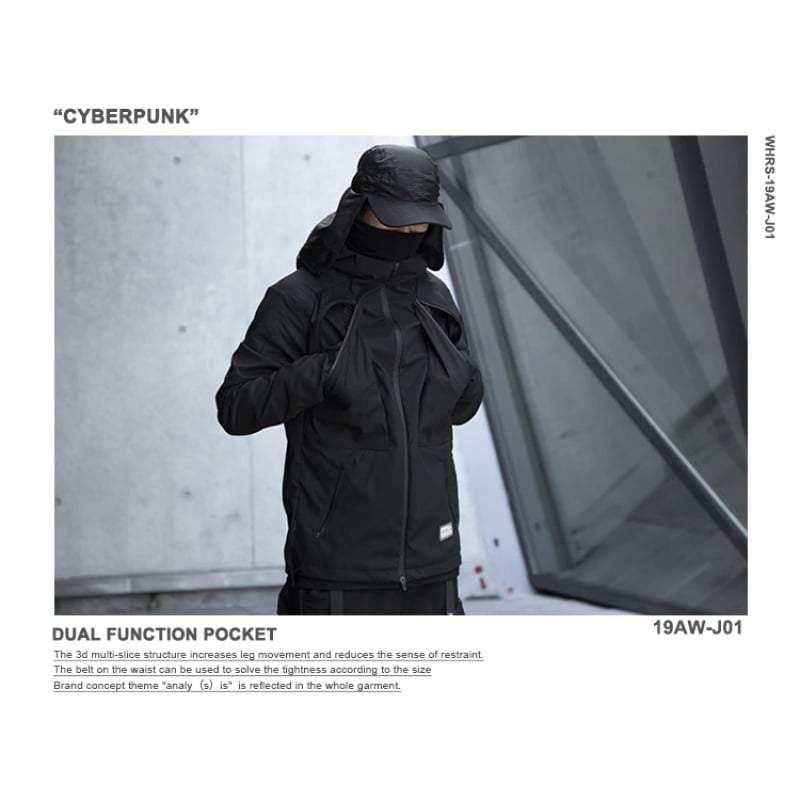 Tactical Softshell Tech Wear Jacket sold by Yugen Theory product image thumbnail 4