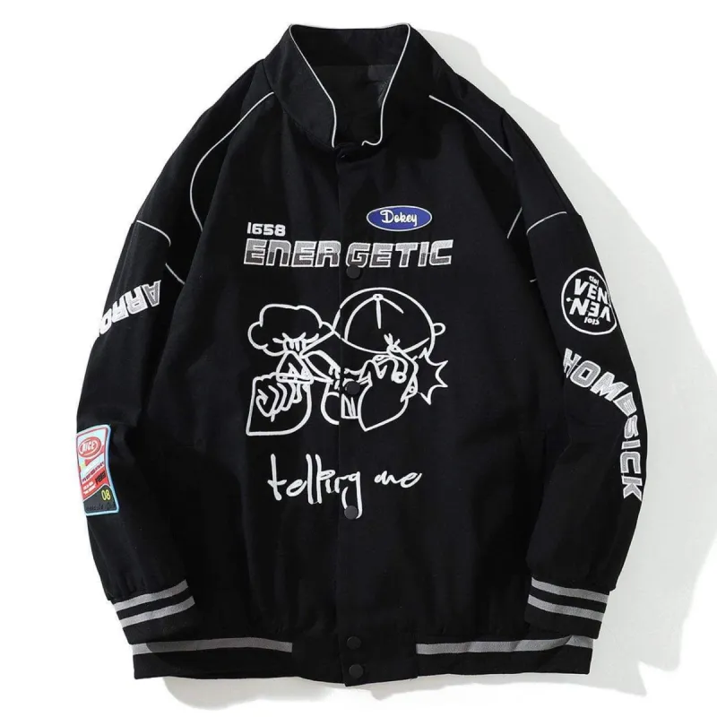 Energetic Reflective Strips Jacket sold by Yugen Theory