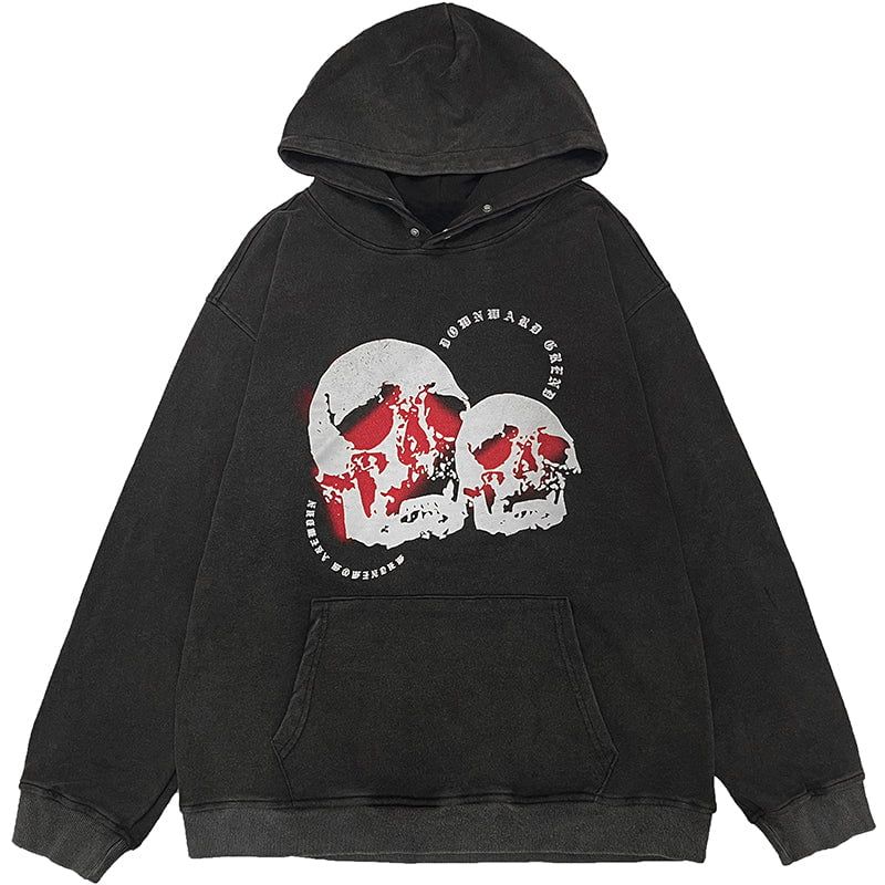 Gothic Punk Hoodie Skull sold by Yugen Theory