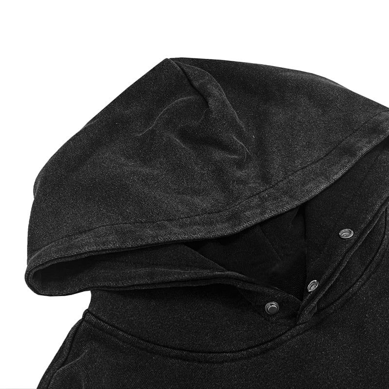 Gothic Punk Hoodie Skull sold by Yugen Theory product image thumbnail 3