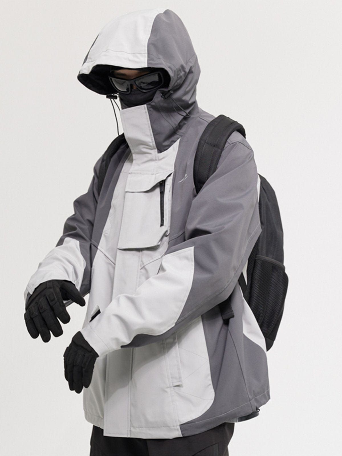 Patchwork Pocket Anorak sold by Yugen Theory product image thumbnail 3