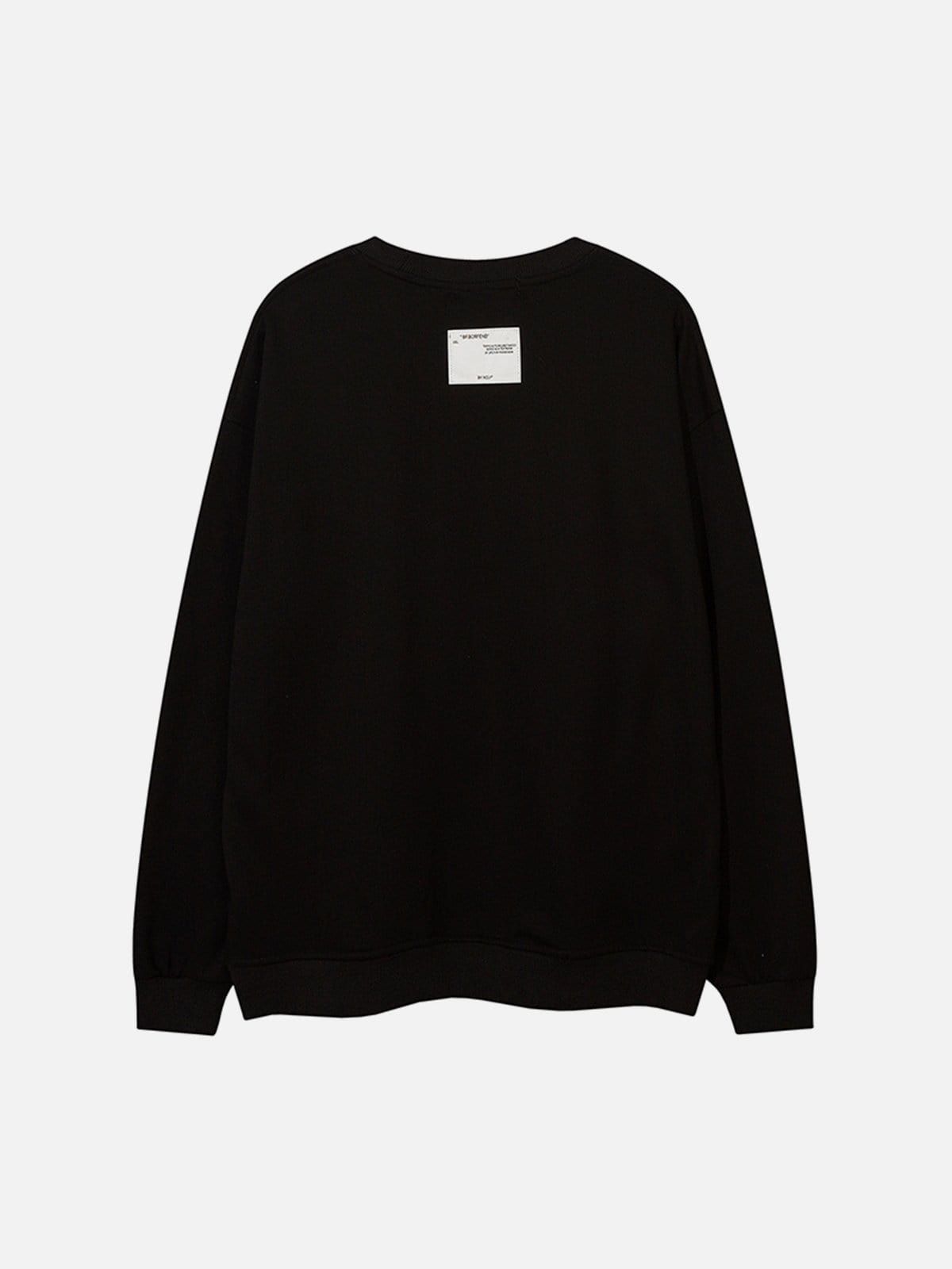 Relief Sculpture Skeleton Sweatshirt sold by Yugen Theory product image thumbnail 2