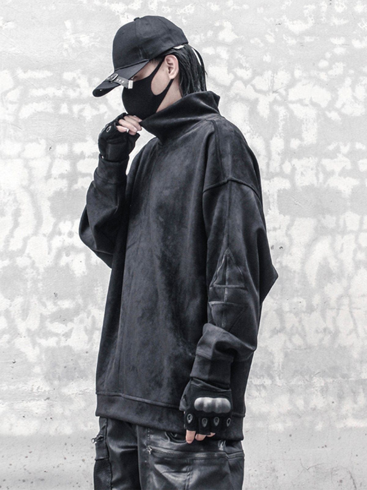 Solid Color Suede Sweatshirt sold by Yugen Theory product image thumbnail 2