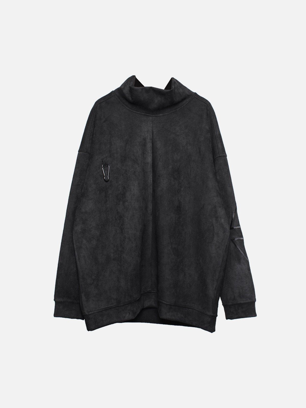 Solid Color Suede Sweatshirt sold by Yugen Theory product image thumbnail 3