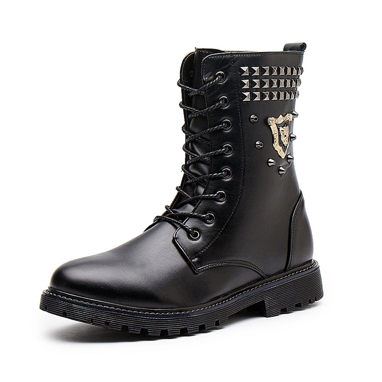 Punk Studded Leather Shoes sold by Yugen Theory